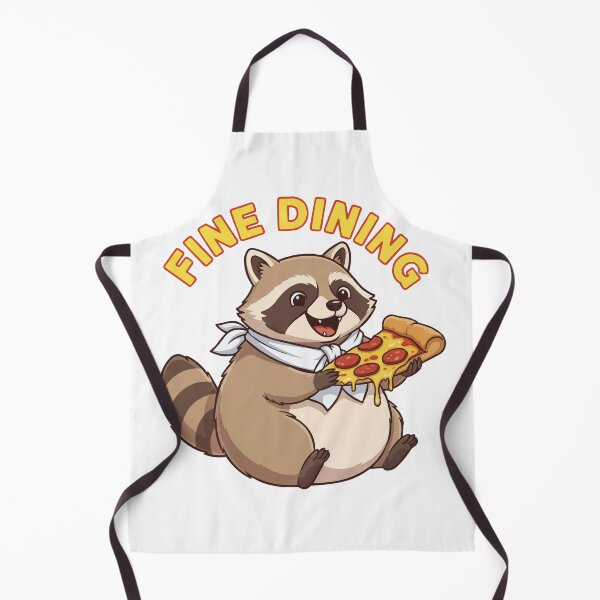 Item preview, Fine Dining Raccoon - Eating Trash Pizza designed and sold by Petzzz.