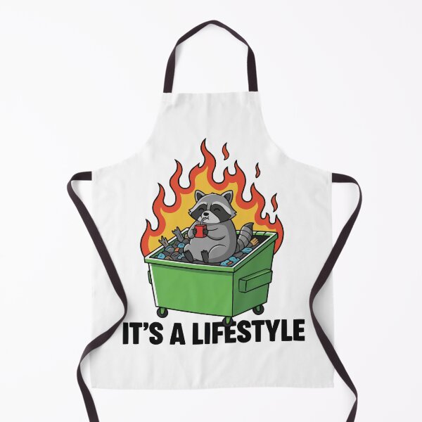 Item preview, This Is Fine - Raccoon In Dumpster Fire designed and sold by Petzzz.