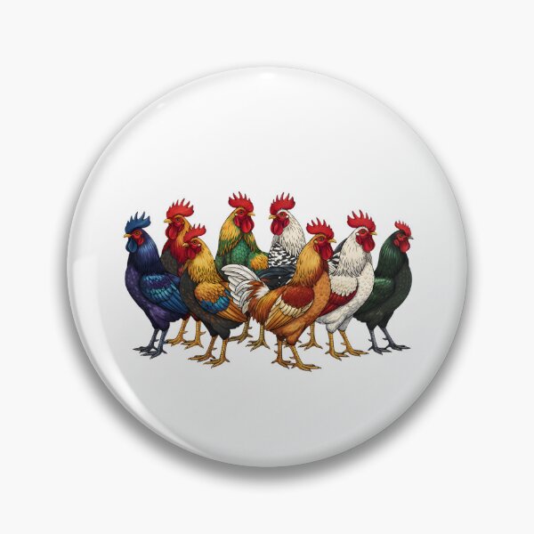 Item preview, Elite Gamefowl Collection: Diverse Roosters and Poultry Illustration Pack designed and sold by VibranPalette.