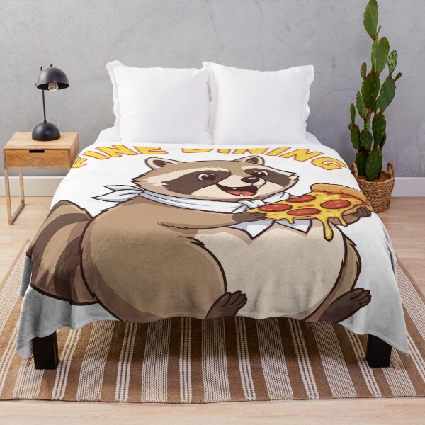 Item preview, Fine Dining Raccoon - Eating Trash Pizza designed and sold by Petzzz.