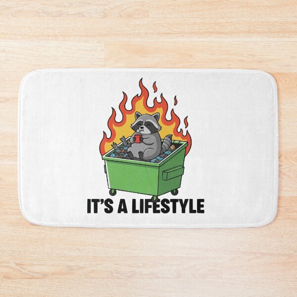 Item preview, This Is Fine - Raccoon In Dumpster Fire designed and sold by Petzzz.