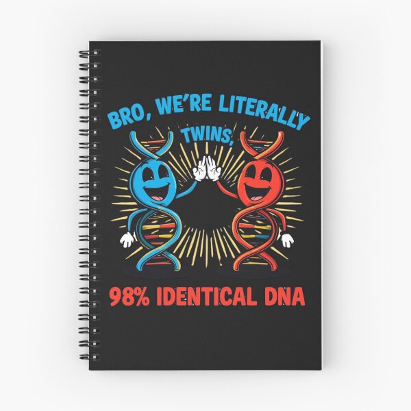 Item preview, Funny DNA Twins High Five Science Biology Teacher Joke Gift designed and sold by QuikFun.
