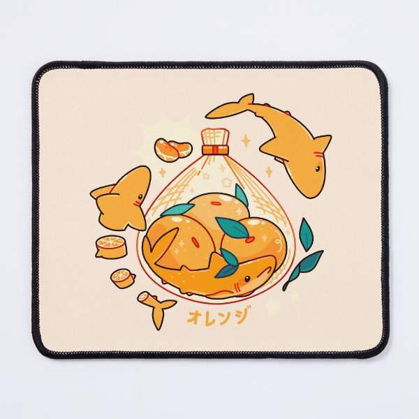 Item preview, Aesthetic orange sharks designed and sold by SilAchan.