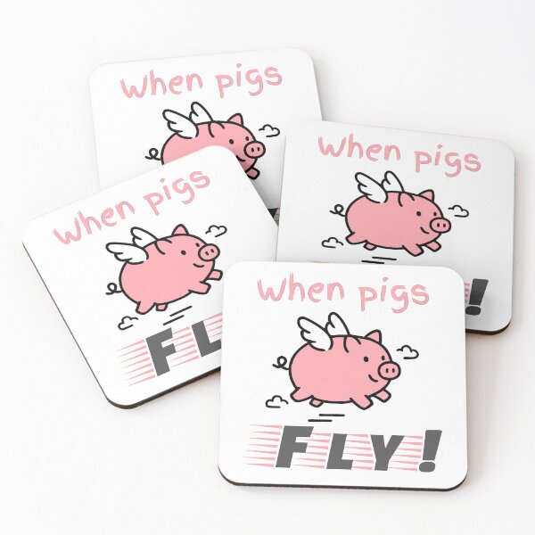 Item preview, When Pigs Fly! designed and sold by FootprintDesign.