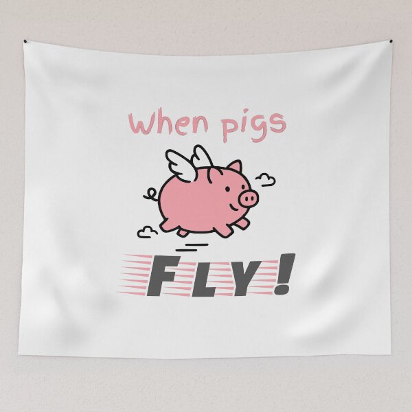Item preview, When Pigs Fly! designed and sold by FootprintDesign.