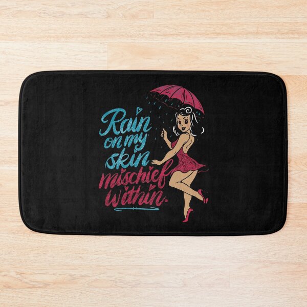 Item preview, Rain on My Skin, Mischief Within - PNW Rain Pinup Girl designed and sold by Urban Muse And Sultry Hues.