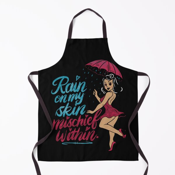 Item preview, Rain on My Skin, Mischief Within - PNW Rain Pinup Girl designed and sold by Urban Muse And Sultry Hues.