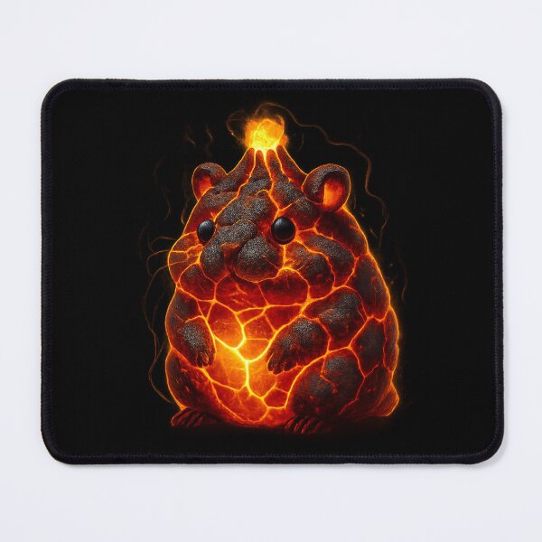 Item preview, Molten Hamster: Lava-Cute Magma Beast designed and sold by MKreative Studio.