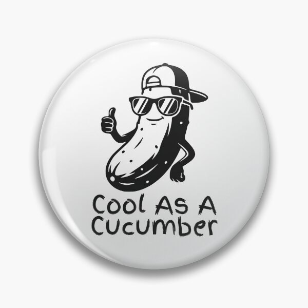 Item preview, Cool As A Cucumber (Black) designed and sold by FootprintDesign.