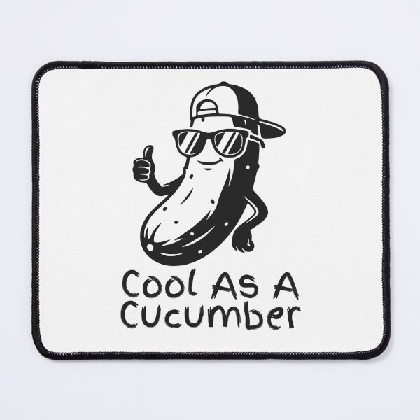 Item preview, Cool As A Cucumber (Black) designed and sold by FootprintDesign.