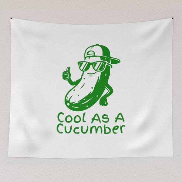Item preview, Cool As A Cucumber (Green) designed and sold by FootprintDesign.