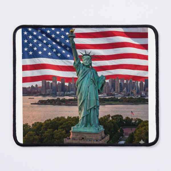 Item preview, Trump Liberty Statue & American Flag - Grand Edition designed and sold by HypeFormDesigns.