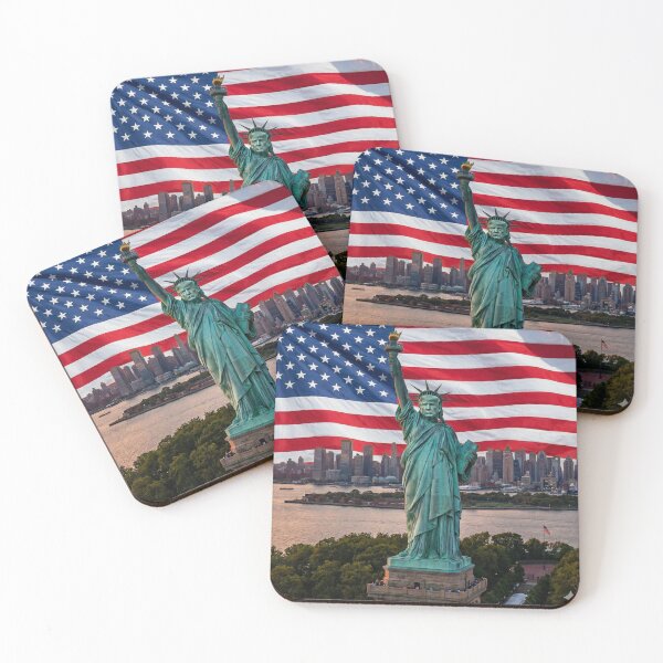 Item preview, Trump Liberty Statue & American Flag - Grand Edition designed and sold by HypeFormDesigns.