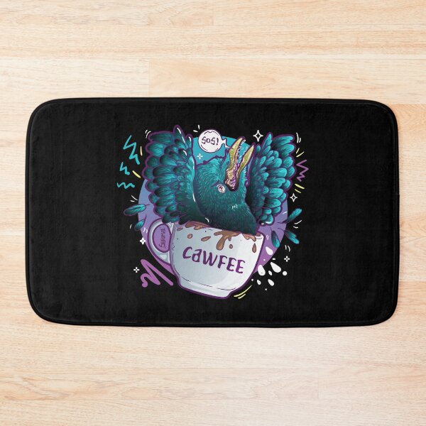 Item preview, Cawfee – Crow Coffee Pun designed and sold by SPIRIMAL.