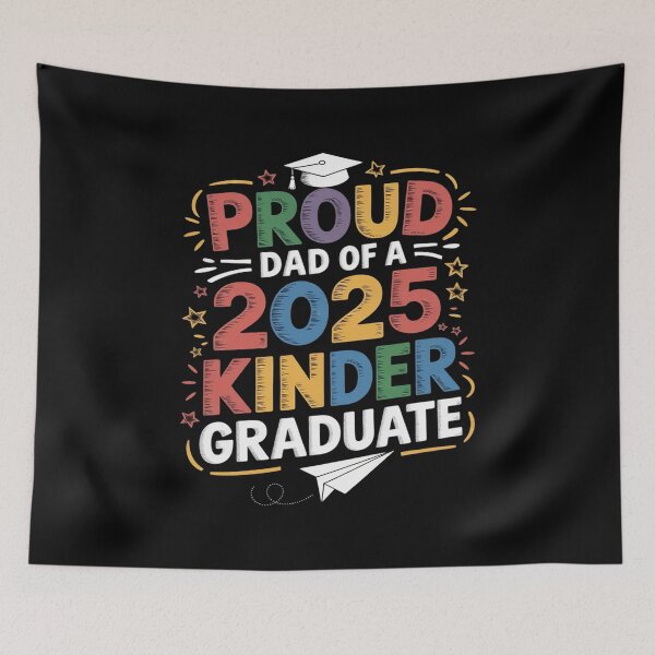 Item preview, Proud Dad Class Of 2025 Kindergarten Graduate Graduation 3  designed and sold by PowAcademy.