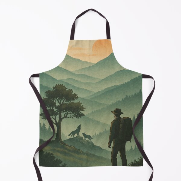 Item preview, Lone Hiker in the Bieszczady Mountains designed and sold by MKreative Studio.