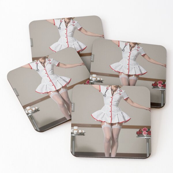 Item preview, Blonde nurse dress balance hospital room designed and sold by CathryneDelamort.