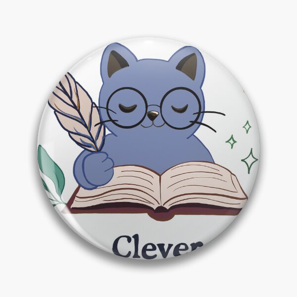 Item preview, Bookworm Reading Cat with Glasses for Book Lovers designed and sold by Chytanka.