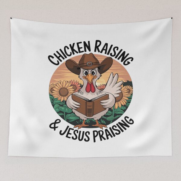 Item preview, Chicken Raising & Jesus Praising 24  designed and sold by MythWoot.