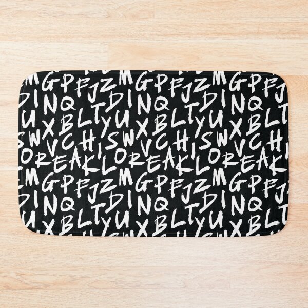 Item preview, Brush Letters pattern designed and sold by leavector.
