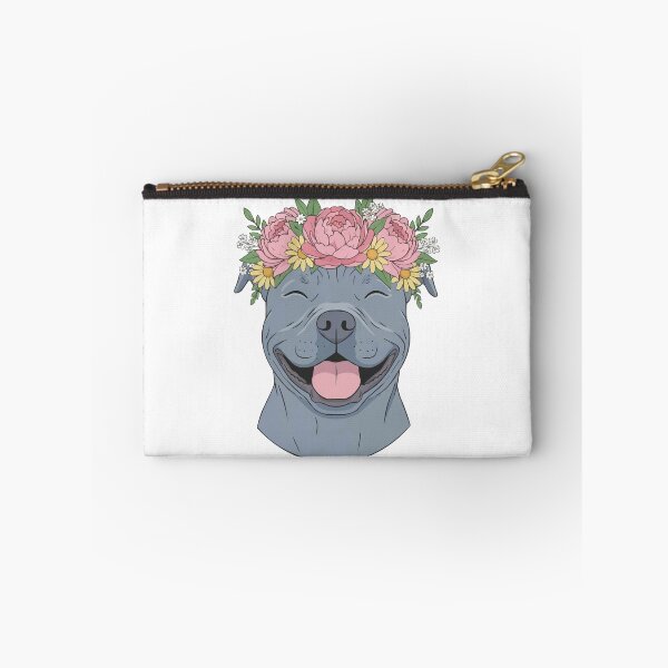 Item preview, Flower Crown Pitbull - Don't Bully My Breed designed and sold by Petzzz.
