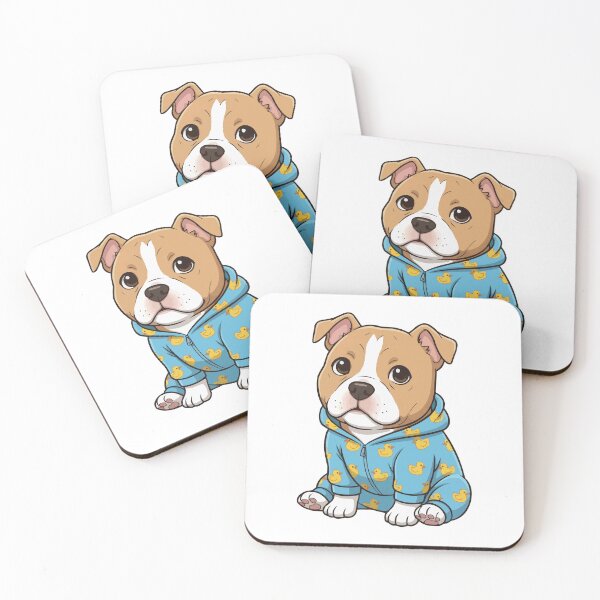 Item preview, Pitbull in Duck Pajamas - Cute Velvet Hippo designed and sold by Petzzz.