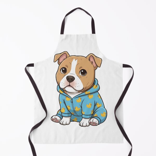 Item preview, Pitbull in Duck Pajamas - Cute Velvet Hippo designed and sold by Petzzz.