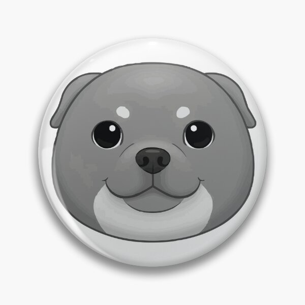 Item preview, Official Land Seal - Funny Pitbull Ears Back designed and sold by Petzzz.