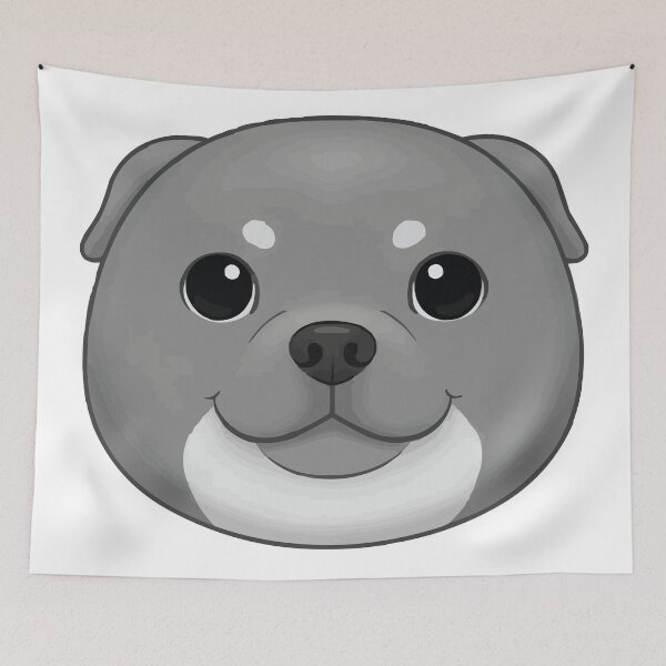 Item preview, Official Land Seal - Funny Pitbull Ears Back designed and sold by Petzzz.
