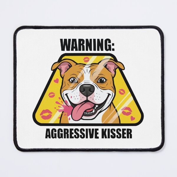 Item preview, Beware of Pitbull Kisses - Dangerous Cuddles designed and sold by Petzzz.