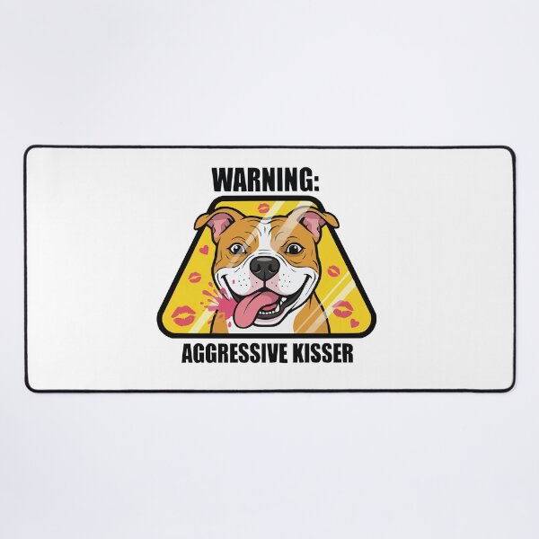 Item preview, Beware of Pitbull Kisses - Dangerous Cuddles designed and sold by Petzzz.