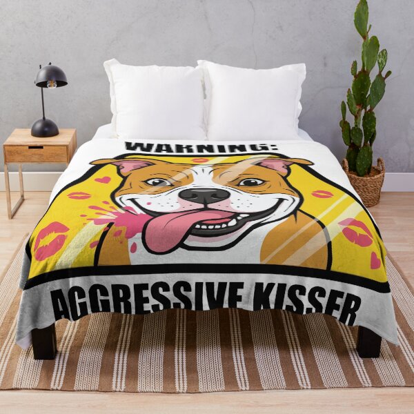 Item preview, Beware of Pitbull Kisses - Dangerous Cuddles designed and sold by Petzzz.