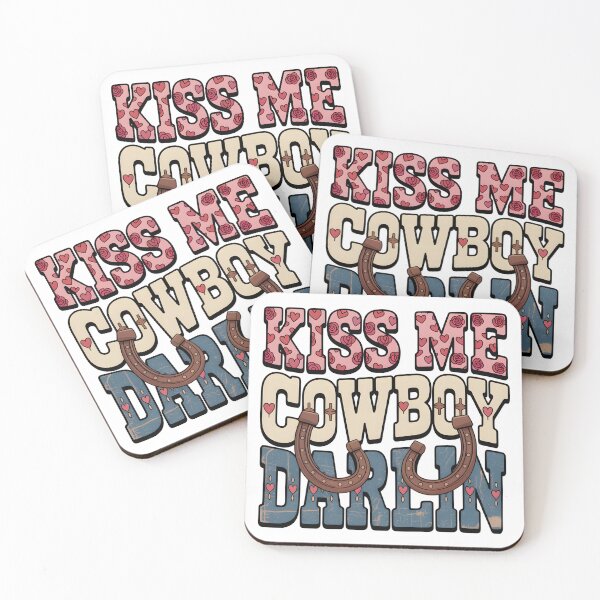Item preview, Kiss Me Cowboy Darlin’ – Western Valentine’s Day Cute Cowgirl Love Design designed and sold by VelvetSkyStudio.