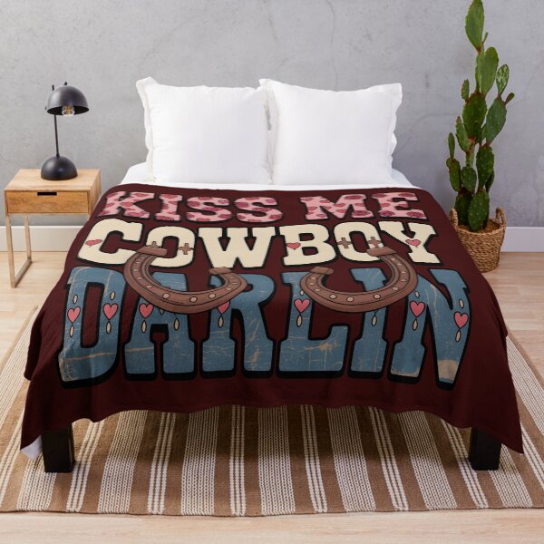 Item preview, Kiss Me Cowboy Darlin’ – Western Valentine’s Day Cute Cowgirl Love Design designed and sold by VelvetSkyStudio.