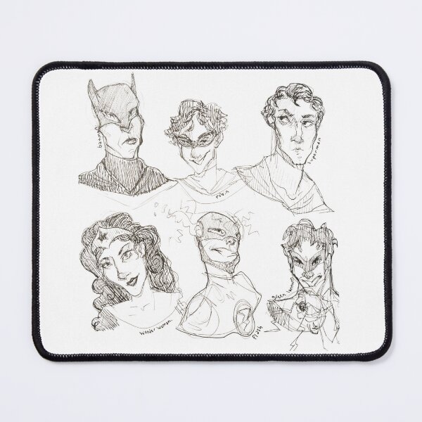 Item preview, Superheroes Sketch designed and sold by DrawnbyMercy.