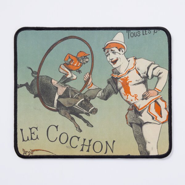 Item preview, French Circus Clown Poster (1885) designed and sold by 19th Century in Color.