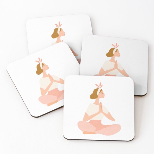 Item preview,  Minimal Yoga Woman – Balance & Mindfulness Art designed and sold by BobaBunny76.