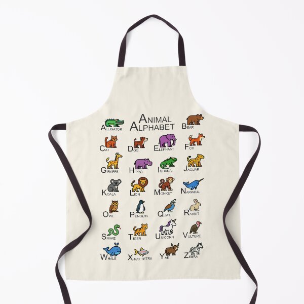 Item preview, Animal Alphabet Chart designed and sold by rogue-design.