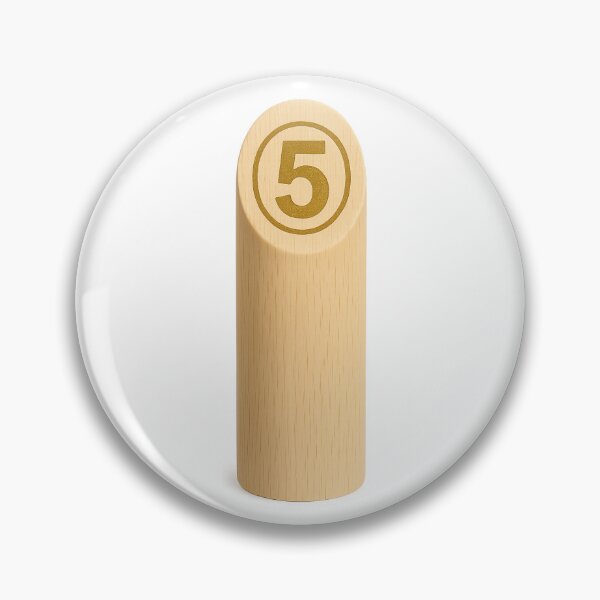 Item preview, Mölkky bowling pin with number 5 designed and sold by dziku842.