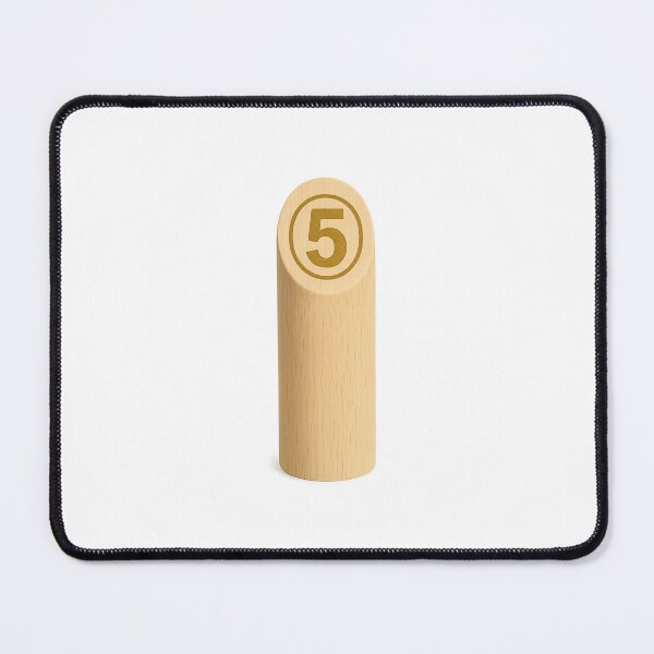 Item preview, Mölkky bowling pin with number 5 designed and sold by dziku842.