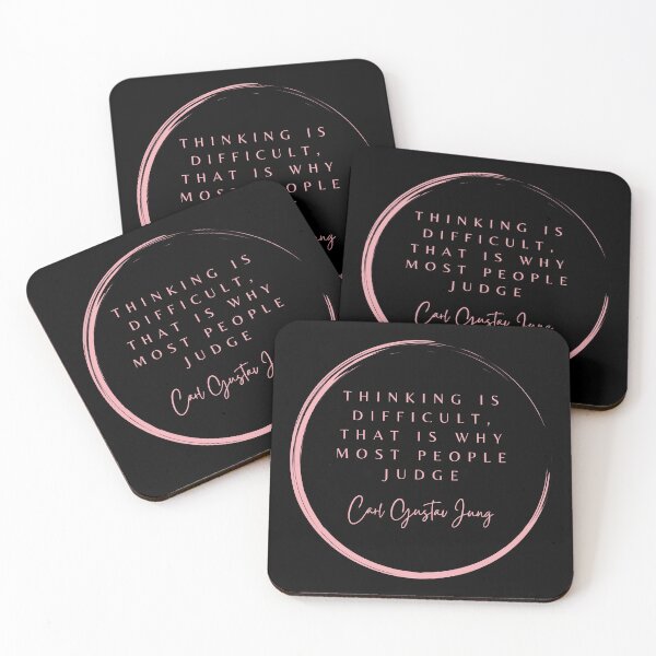 Item preview, Thinking is difficult...  - Carl Gustav Jung designed and sold by JokeAndStyle.