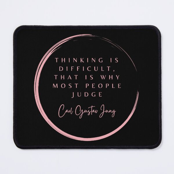Item preview, Thinking is difficult...  - Carl Gustav Jung designed and sold by JokeAndStyle.