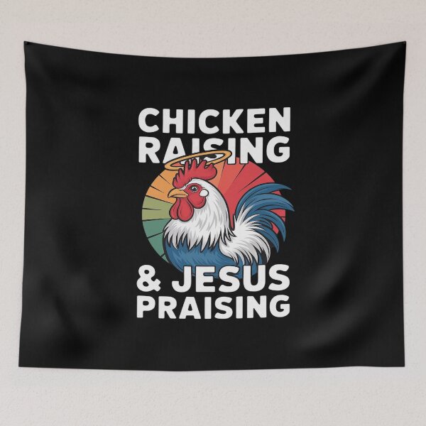 Item preview, Chicken Raising & Jesus Praising 34  designed and sold by MythWoot.