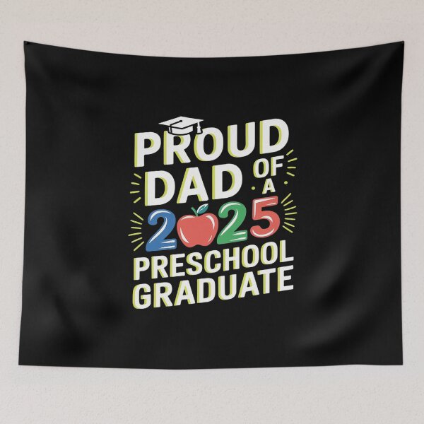 Item preview, Proud Dad Class of 2025 Preschool Pre-K Graduate Graduation 4  designed and sold by PowAcademy.