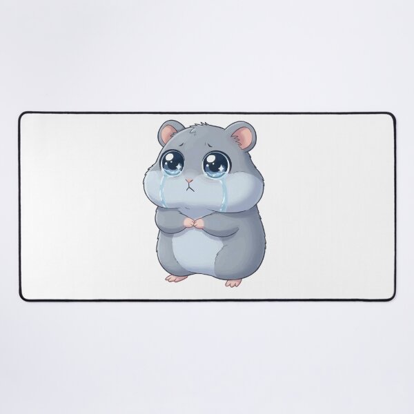 Item preview, Sad Hamster With Big Eyes - Traumatized Meme designed and sold by Petzzz.