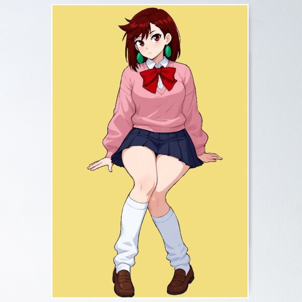 Item preview, Momo Ayase Dandadan - Linda pose sentada Fanart designed and sold by Jimakmo.