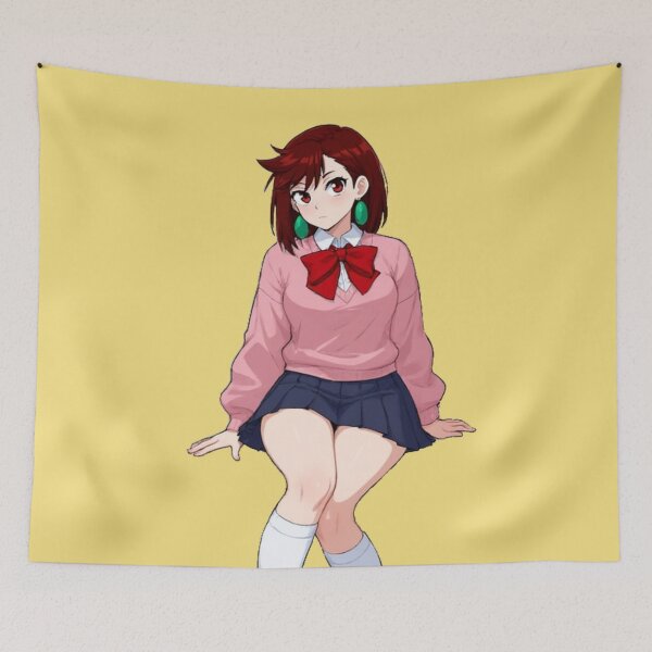Item preview, Momo Ayase Dandadan - Linda pose sentada Fanart designed and sold by Jimakmo.