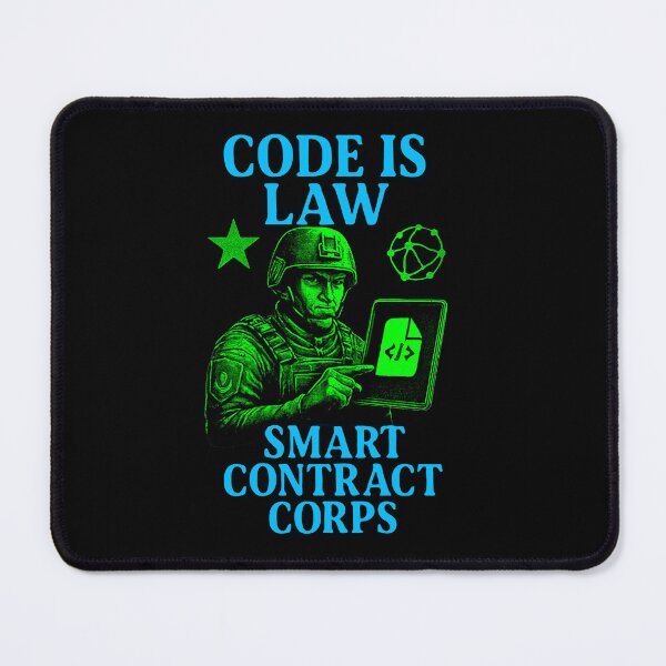 Item preview, BitCrop: Code Is Law - Smart Contract Corps | Tactical Web3 Developer Gear designed and sold by BitCrop.
