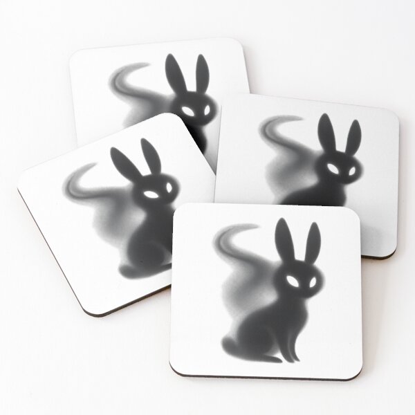 Item preview, Mystical Shadow Bunny - Glowing Eyes & Smoky Aura designed and sold by MKreative Studio.