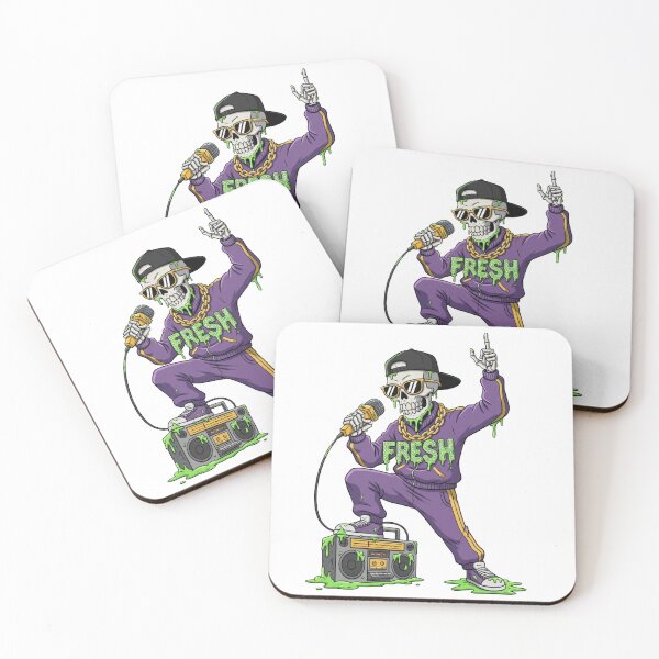 Item preview, Eternal Mic Drop: Skeleton Rap Icon designed and sold by unthinkabletees.